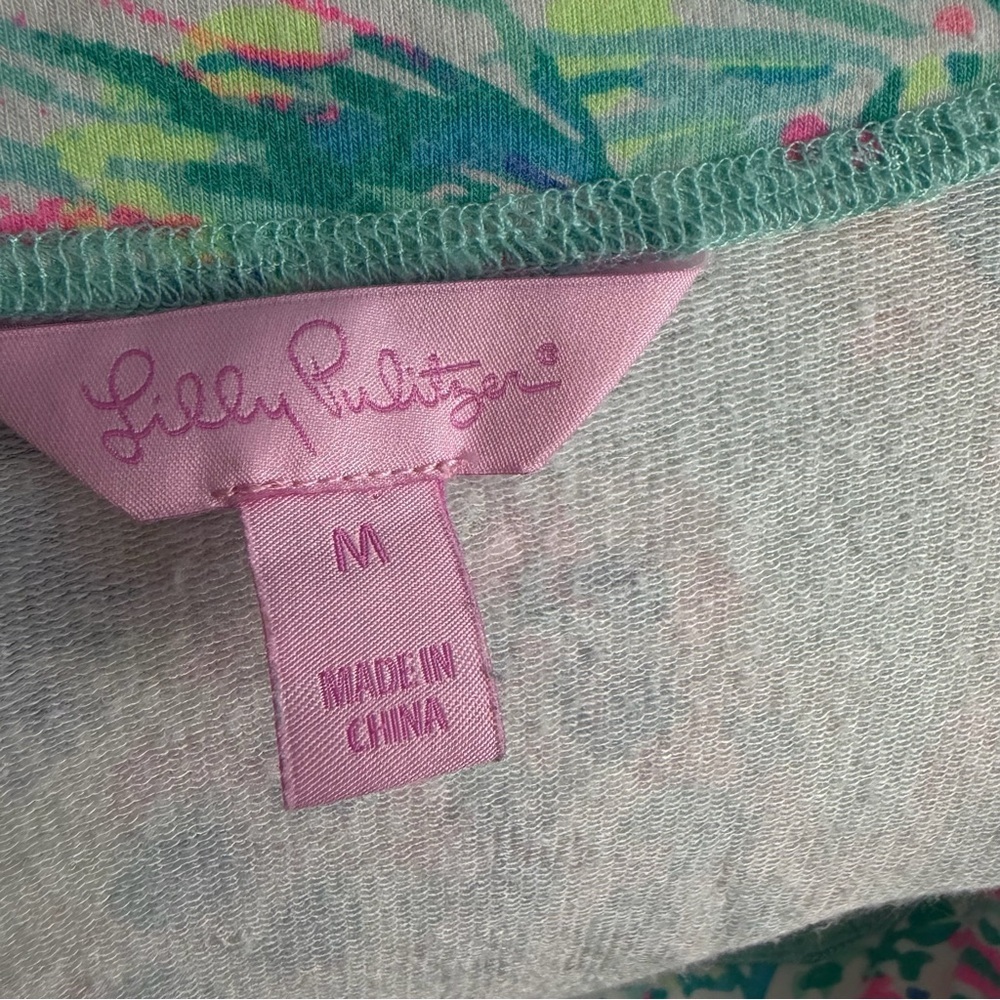 Lilly Pulitzer Justina Tunic Gypsea Serene Blue - Picture 8 of 9